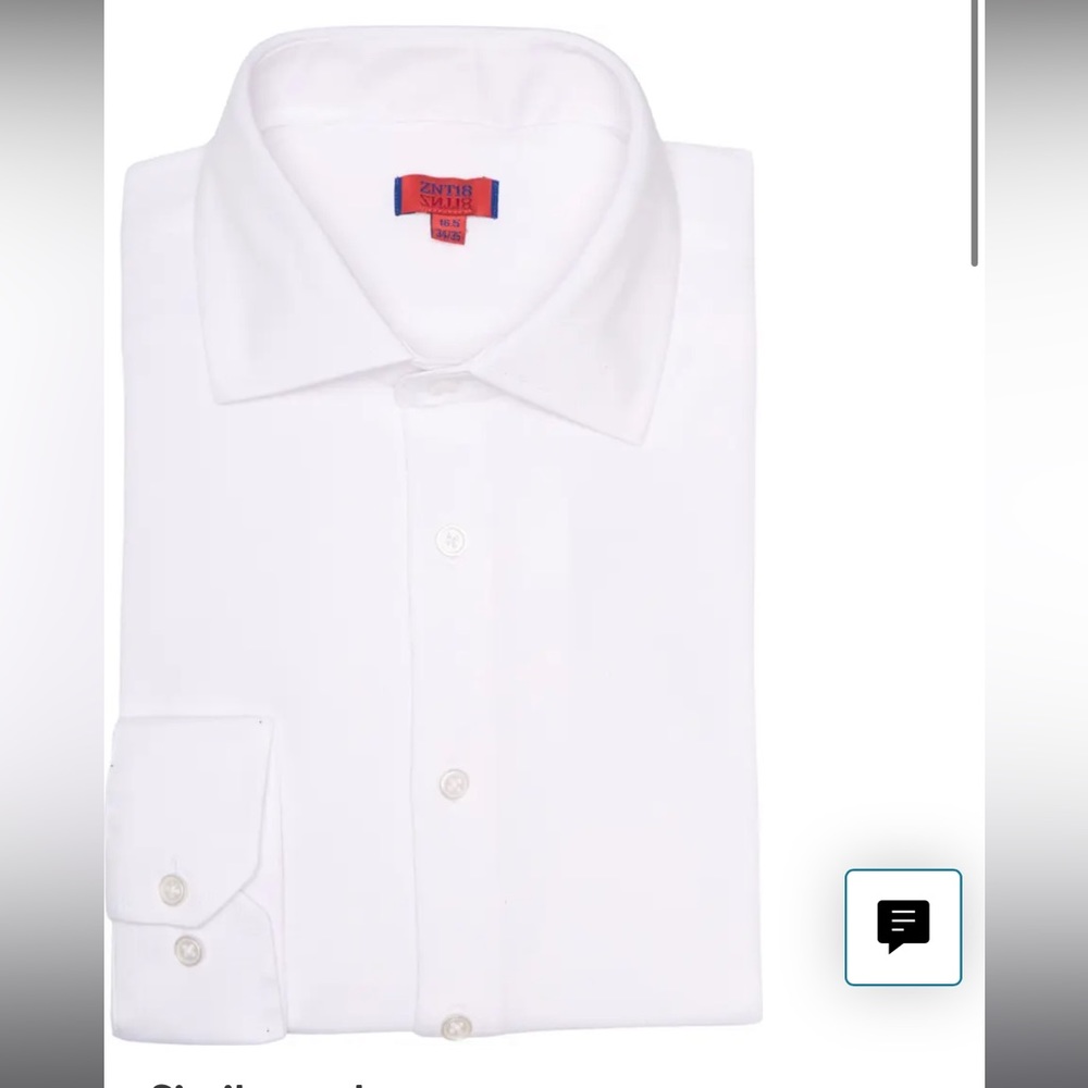 ZNT18 White Cotton Button Down